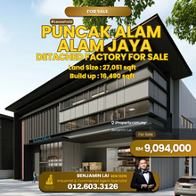 Puncak Alam , Alam jaya Detached factory For Sale 