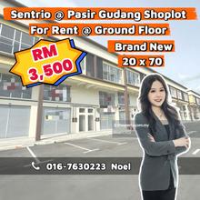 Sentrio @ Pasir Gudang 2 Storey Shoplot For Rent (G Floor - Brand New)