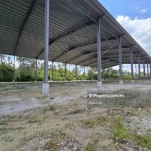 Newly Build 2.5 Acres Telok Gong Port Klang Warehouse with fencing