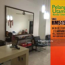 2 Carparks Good Deal Unit Pelangi Utama, Bandar Utama For Sale