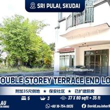 Sri Pulai Perdana Double Storey Terrace End Lot