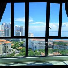 High floor with nice sea view & Straits Quay view!