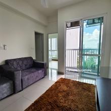 Furnished with fridge and washing machine 