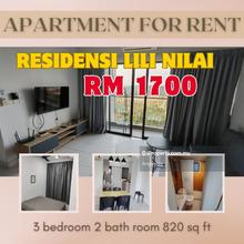 Residensi lili 3 bed 2 bath condo for rent