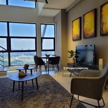 This is duplex condo , 885sqft 2room at upper floor, and 2bath room