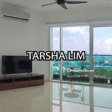 Unique high floor unit with unblocked Mutiara and green view