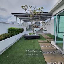 Three level penthouse comes with private pool and garden