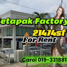 Corner Detached Factory @ Setapak, Jalan Genting Klang for rent