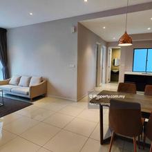 Fully furniture 3 room service apartment elysia park residence medini