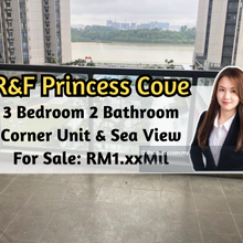 R&F Princess Cove, Corner Unit, Sea View, Mid Floor, 3 Bedroom 2 Bath