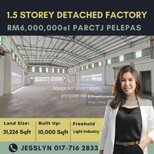 I parc, Tanjung Pelepas,1.5 Storey Detached Factory For Sale