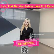 Skudai Flat Bandar Selesa Jaya Fully Renovated 2bed Rm500 Can Buy