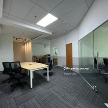 Mid floor 2 adjoining office for sale