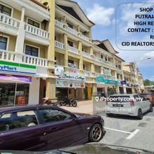 Freehold 3storeys heavy traffic Shop for sale at Presint 15, Putrajaya