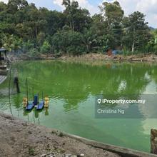 Agriculture land with fish pond located at hulu langat