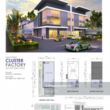 Pasir Gudang Harvest Green 3 Storey Cluster Factory For Sale