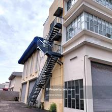 Sungai kapar indah klang 2.5sty semi d factory non flood for rent 