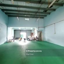 1.5 storey shop lot  @ kawasan perindustrian ringan usahajaya
