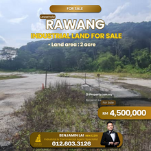 Rawang Industrial Land For Sale