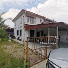 Non bumi 2 storey terrace end lot with land at Batu Berendam for Sale