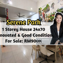 Serene Park, 1 Storey House 24x70, Renovated, Good Condition, 3 Bed