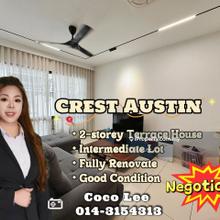Crest Austin @ Intermediate Good Condition 2-storey Terrace House