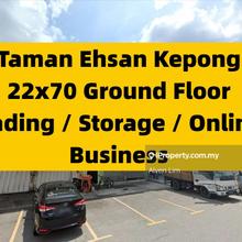 Taman Ehsan Kepong, Ground Floor, Face Behind
