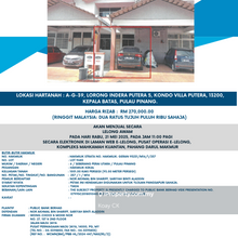 Auction Kondo Villa Putera !! Below Market Price!!