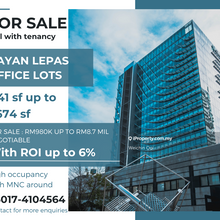 Suntech Office Lot @ Penang Cybercity, ROI up to 6% For Sale