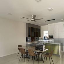 Brand new partly furnished link house in mont kiara for rent