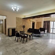 Fully furnished 3 bedroom, renovated, klcc view