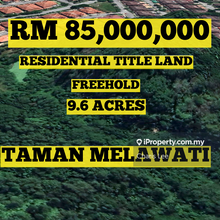 Freehold residential land. Undulating terrain. Near Melawati Mall MRR2