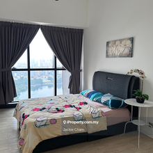M city 1 bedroom fully furnished higher floor and lake view 