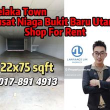 Bukit Baru Pusat Niaga Bukit Baru Utama Shop Lot Ground and 1st Floor 