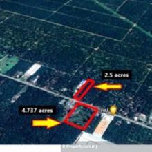 Jeram Jln Raja Abdullah 2.5 acres agri land freehold Industrial Zoning