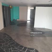 The ground floor of a 3 storey shop lot fronting main road