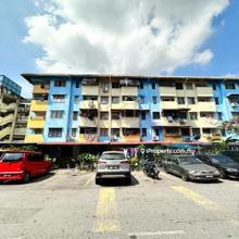 Full loan100 corner 1st floor Flat pkns seksyen 20 shah alam low cost 