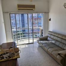 LRT, new paint, Semi furnished apartment 