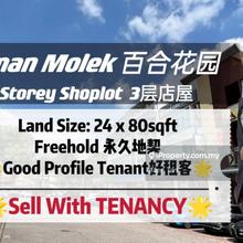 Taman Molek Tenant Shop For Sales 