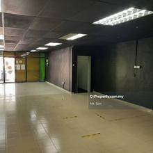 The ground floor of a double storey shop office fronting main road