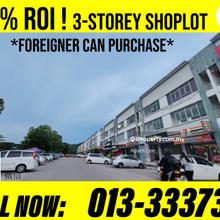 5% roi 3storey shoplot