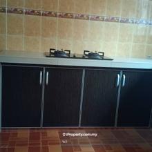 Nibong Tebal Flat bukit panchor, have kitchen cabinet &flooring mozek 