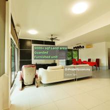 3sty bungalow, furnished, nice view, guarded, 6r6b