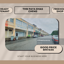 Ready Tenant Freehold Big Size 1646 sqft 2 Sty Shop Paya Emas Cheng