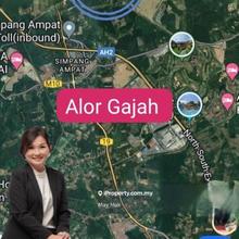 Freehold Pegoh Alor Gajah near Honda Corner Lot Industrial Land Sale 