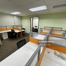 Nicely Fully Furnish 3 Room Office with meeting room available now