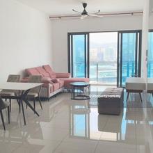 Queens Residence Q1 in Bayan Lepas 950sf Fully Furnished Renovated
