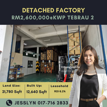 Kawasan Perindustrian Tebrau 2, Detached Factory For Sale