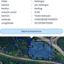 6acre freehold heavy industrial land for sale kerling selangor 
