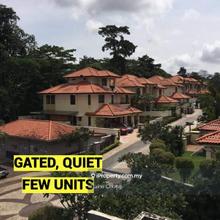 Gated. Good security. With own gate